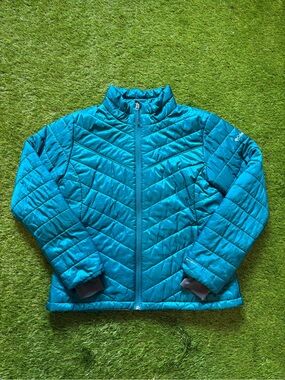 Columbia Omni-Heat Teal Quilted Insulated Jacket XL